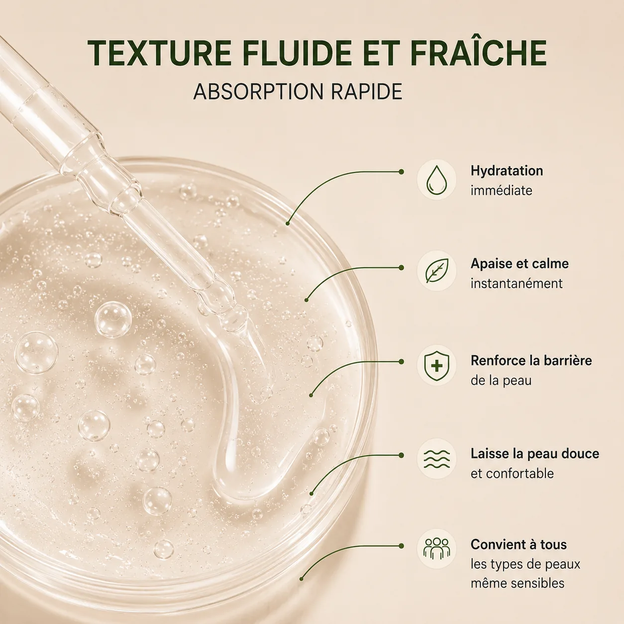 Texture fluide